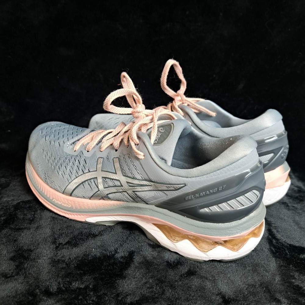 ASICS Gel-Kayano 27 Gray‎ 1012A713 Athletic Running Shoe Womens 9 Wide - Picture 4 of 11
